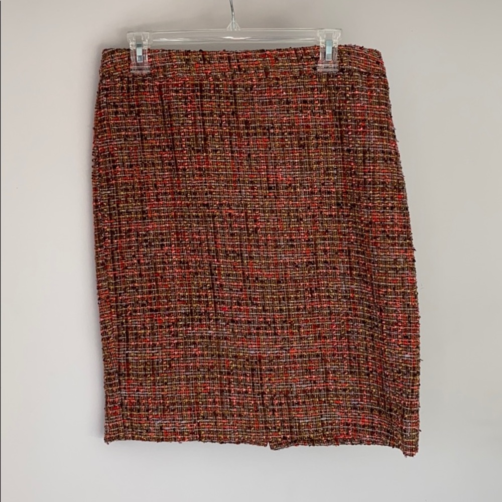 J Crew tweed like pencil skirt size 10